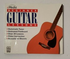Beginner Guitar Lessons PC Mac CD ROM Acoustic Electric 30+ Lessons picture