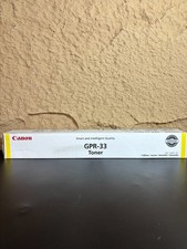 Canon GPR-33 Cyan Yellow Toner Lot of 2 Genuine 2796B003AA 2804B003AA picture