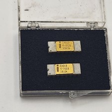 Two Rare Clean White Vintage Intel C4003 Shift Register MCS-4 C4004 IC/CPU 4003 picture