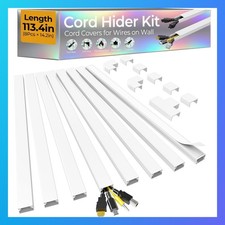 Cord Hider Kit Cord Covers for Wires on Wall 113.4 in picture