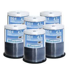600 Optical Quantum 16x 4.7GB DVD-R Silver Thermal HUB Printable OQBQDMR16STP picture