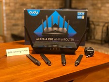 Cudy LT18 Black 4G LTE-A PRO Built In VPN AX1800 Dual Band WiFi 6 Router picture