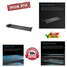 Sturdy Vented Cantilever Rack Shelf - 1U Size, Heavy Duty for Home Office picture