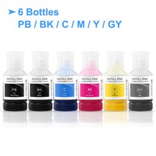 6*135ML Eco Sublimation Ink For Epson 011 012 552 L8168 L8188 ET-8500 ET-8550 picture