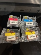 LC3017 XL Ink 2 Yellow 1 Magenta 1 Cyan New In Plastic picture