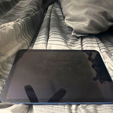 Apple iPad 11 in Blue 128GB Wi‑Fi Tablet w/ Apple Pencil and typecase bundle picture