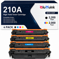 4PK 210A W2100A Toner Compatible for  Color LaserJet Pro 4201dn 4201dw 4301fdw picture