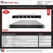 Arista DCS-7050S-64-R 48x 10GB SFP+ 4x 40GB QSFP+ Switch picture