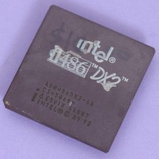 Intel 486 DX2 66Mhz CPU Processor SX807 A80486DX2-66 486DX2 66 picture