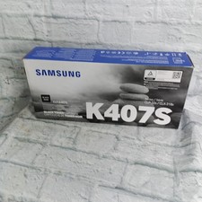 Samsung CLT-K407S Black Toner Cartridge CLP-32x CLX-318x Series New OEM A9 picture