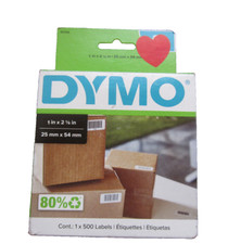 DYMO LabelWriter Multipurpose Labels 1 x 2 1/8 White 500 Labels/Roll 30336.. picture