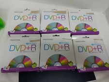 (6) MEMOREX DVD-R 10PK 16X 4.7 GB 120 Min With paper sleeves 10 disc each picture
