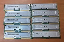 10x SAMSUNG 256MB MR18R1628AF0-CM8 RDRAM PC-800-40 ECC Memory RIMM picture