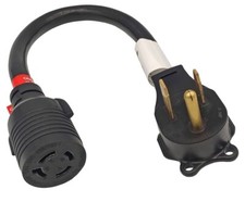 FC-65L42 AC Adapter Cord NEMA 6-50P to NEMA L14-20R Male 6-50P Welder Plug picture