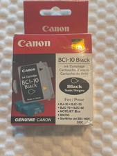 2, Open Box Canon BCI-10 Black Ink Cartridges New In Box SEALED picture