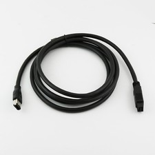 1x Firewire 800 400 9 to 6 Pin Male IEEE1394b BILINGUAL Cable Cord 6ft /1.8m picture