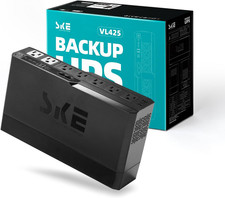 SKE VL425 425VA/240W UPS Battery Backup and Surge Protector - Uninterruptible Po picture
