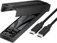 Charcoal SABRENT USB C NVMe SSD Enclosure M2 PCIe Reader 10Gbps NVMe SSD picture