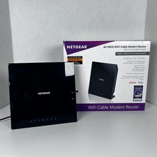 Netgear AC1600 WiFi Cable Modem Router DOCSIS 3.0 Dual Band Gigabit C6250 Black picture