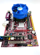 MSI 661FM3-V MS-7103 Ver. 1 Socket 775 mATX Motherboard DDR RAM Celeron 3.06GHz picture