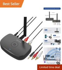 Transform Your Wired Speakers: BE-RCA Bluetooth 5.0 Wireless Adapter in Black picture
