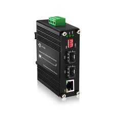 Industrial 1G/10G OEO 3R Repeater Media Converter 120km 2 x Open SFP+ IP40 picture