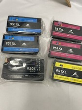 Ikong Inkjet Cartridge Lot - 6 Cartridges -2 Cyan, 2 Magenta, 1 Yellow & 1 Black picture