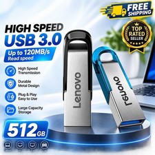 Lenovo 2TB USB 3.0 Flash Drive Metal Drive Flash Memory Stick Data Storage picture