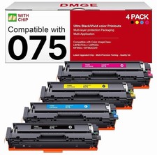 Canon 075 Toner Cartridge 4 Pack CMYK w/ Chip for ImageCLASS MF660 Series picture