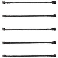 ThreeBulls 5 Pack 4-Pin PWM Fan Splitter Cable, Sleeved Braided 1 to 1,5 picture