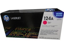 HP Q6003A (124A) Magenta Toner Cartridge Genuine OEM Original picture