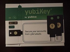 Yubico 100845 YUBIKEY 5C NFC RETAIL 2 PACK ***BRAND NEW*** picture