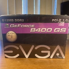 NEW EVGA GeForce 8400 GS 512MB DDR2 PCI-E Graphics Card- 512-P2-N738-LR picture