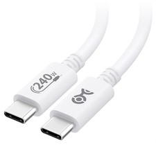 Cable Matters [USB-IF Certified] 240W USB C Charging Cable, 3.3 ft, White picture