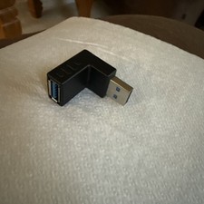 One Piece USB 3.0 90 Degree Adapter A Male to Female Right Angle Connector picture