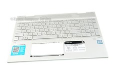 L56975-001 460.0GB16.0002 OEM HP TOP COVER W KEYBOARD BL 15M-DR0011DX (A)(DD20) picture