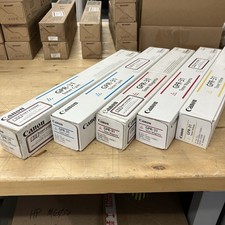 NEW OEM Lot of 5pcs Canon GPR-31 GPR31 Toner Set Genuine Cyan Magenta Yellow CMY picture