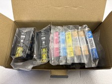8-PACK EPSON GENUINE 252XL BLACK & 252 COLOR INK  picture