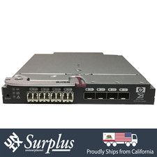 HP Brocade 24 Port 8/24C 16X 8GB FC San Switch Bladesystem 4x 8G SW SFP+ Optics picture