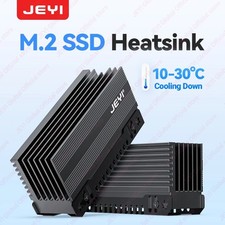 JEYI M.2 2280 SSD Heatsink Aluminum NVME NGFF Cooler Thermal Pad IceGlacier8 picture