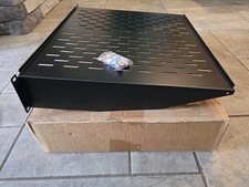NavePoint 2U 19in Universal Vented Cantilever Fixed Server Cabinet Shelf 16in D picture