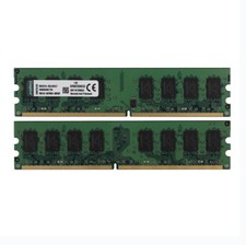Kingston 4GB 2X 2GB Desktop Memory PC2 5300 2RX8 DDR2 667MHz RAM DIMM 240pin #1 picture