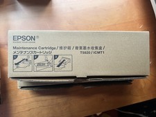 TWO Original Epson Maintenance Replacement Tank T5820 Pro3800 3880 SC-P800 picture