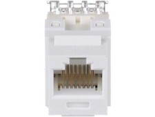 Panduit NKP5E88MWH NetKey Cat5e Punchdown Keystone Jack Module, White picture