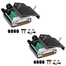 DB15 Solderless Male RS232 DSUB Serial Adapter 15 Pin Breakout Board 2 PCS picture