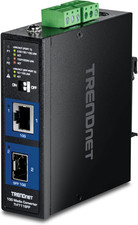 Industrial 10G SFP+ Media Converter, TI-F711SFP, Extreme Temperature IP50 Rated, picture