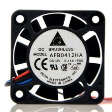 Delta AFB0412HA DC 12V 0.14A 4CM 4010 40x40x10MM two ball bearing cooling fan picture