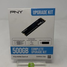 New PNY 2280mm Complete Upgrade Kit 500GB M.2 NVMe Gen 4.0 x 4 SSD picture