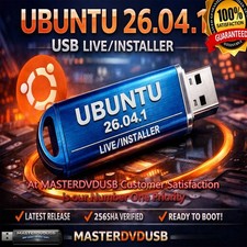 Ubuntu Desktop 24.04.1 LTS Bootable USB Live/Installer – UEFI & Legacy – 64‑bit picture