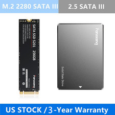 Fanxiang 2.5'' SATA III 1/2/4TB SSD M.2 2280 SATA Internal Solid State Drive LOT picture